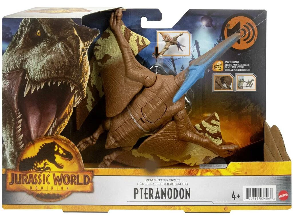 Jurassic World Dominion Pteranodon Con Sonido Mattel HDX42 3 Jurassic World Dominion Pteranodon Con Sonido Mattel HDX42 - Imagen 2