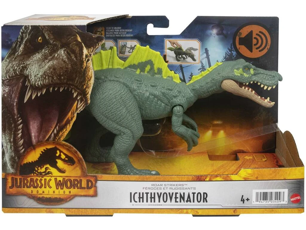 Jurassic World Dominion Figura Ichthyovenator Con Sonidos Mattel HDX44 4 Jurassic World Dominion Figura Ichthyovenator Con Sonidos Mattel HDX44 - Imagen 2