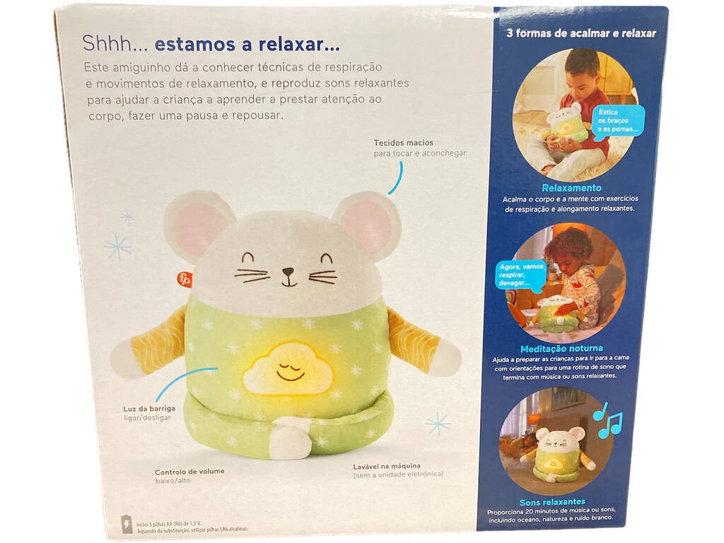 Fisher Price Ratoncito Medita Conmigo Portugués Mattel HJN46 8 Fisher Price Ratoncito Medita Conmigo Portugués Mattel HJN46 - Imagen 6