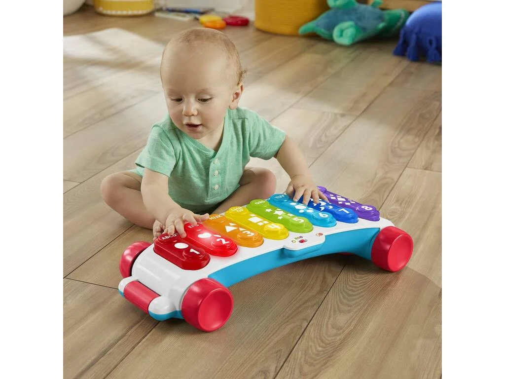 Fisher Price Xilófono Luminoso Gigante Mattel HJK38 5 Fisher Price Xilófono Luminoso Gigante Mattel HJK38 - Imagen 3