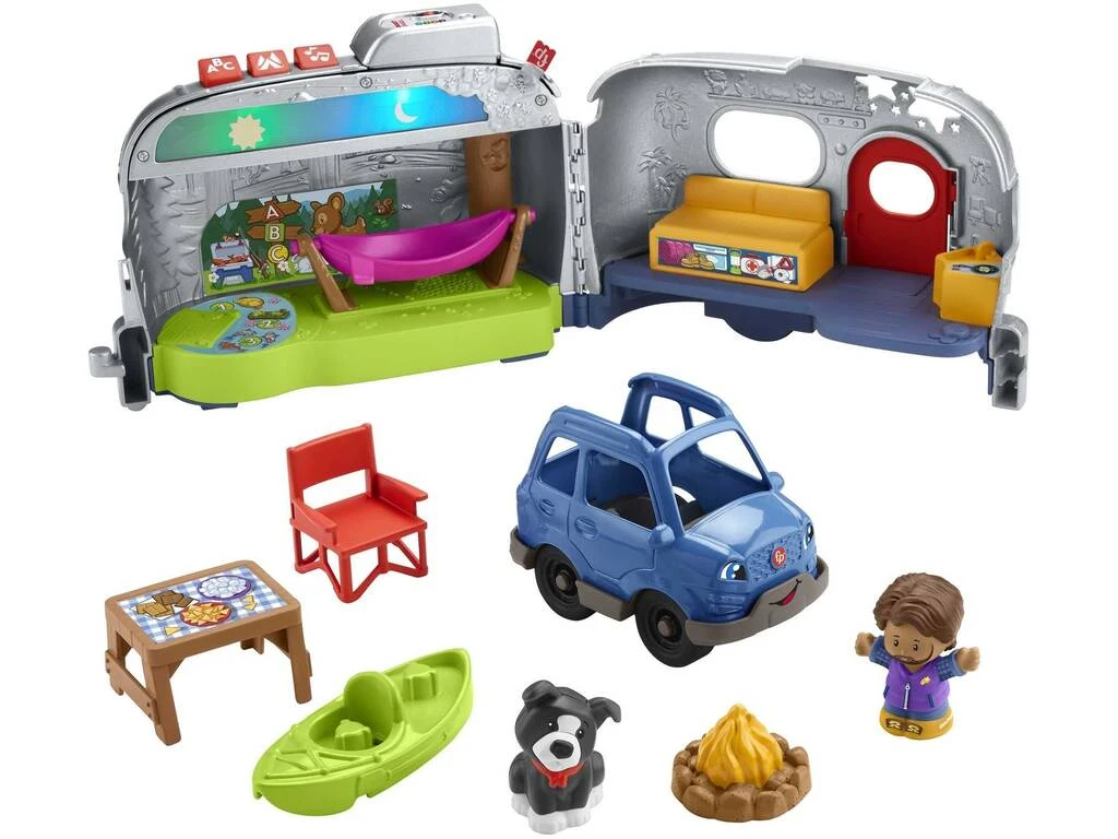 Fisher Price Little People Caravana De Aprendizaje Luminosa Mattel HJN41 3 Fisher Price Little People Caravana De Aprendizaje Luminosa Mattel HJN41
