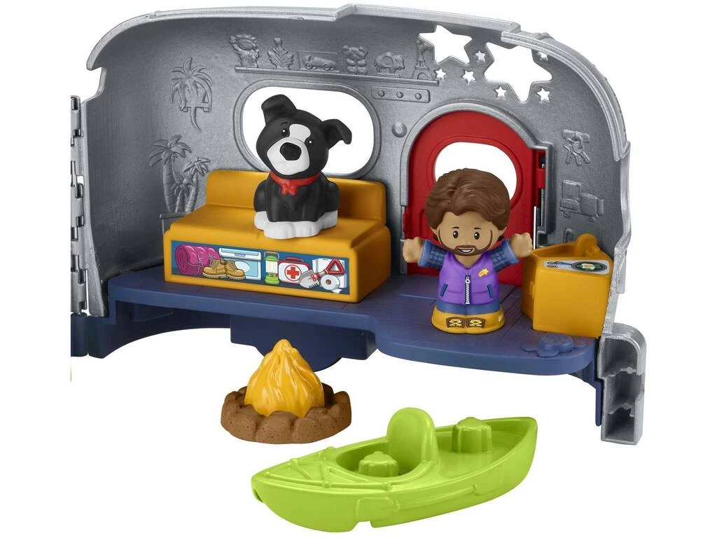 Fisher Price Little People Caravana De Aprendizaje Luminosa Mattel HJN41 5 Fisher Price Little People Caravana De Aprendizaje Luminosa Mattel HJN41 - Imagen 3