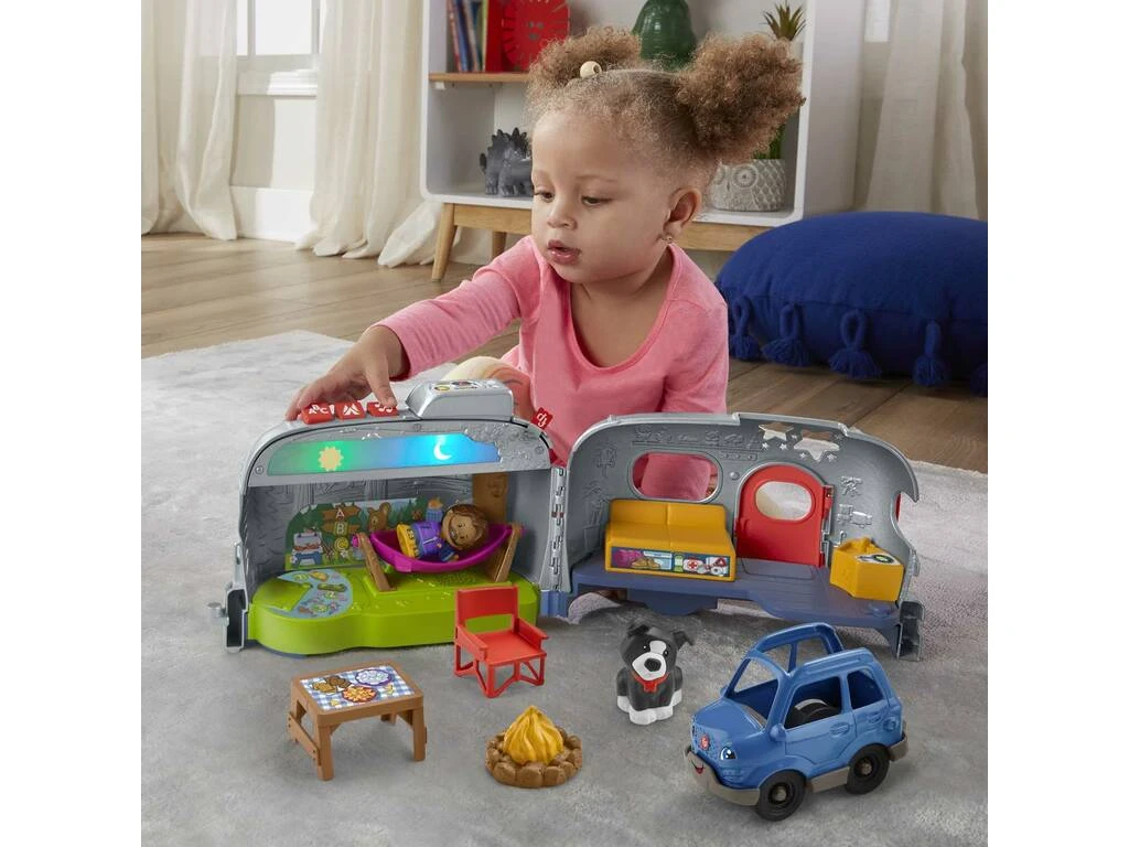 Fisher Price Little People Caravana De Aprendizaje Luminosa Mattel HJN41 7 Fisher Price Little People Caravana De Aprendizaje Luminosa Mattel HJN41 - Imagen 5