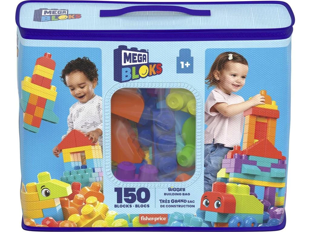 Mega Bloks Bolsa Grande 150 Piezas Mattel HHM96 3 Mega Bloks Bolsa Grande 150 Piezas Mattel HHM96