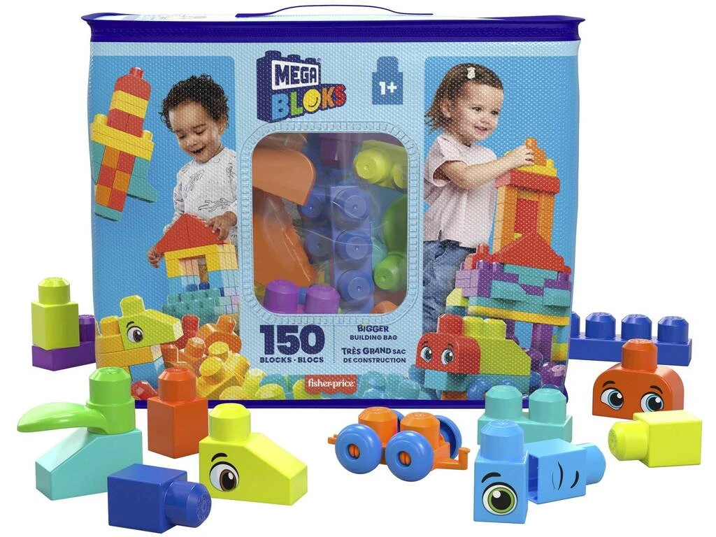 Mega Bloks Bolsa Grande 150 Piezas Mattel HHM96 4 Mega Bloks Bolsa Grande 150 Piezas Mattel HHM96 - Imagen 2