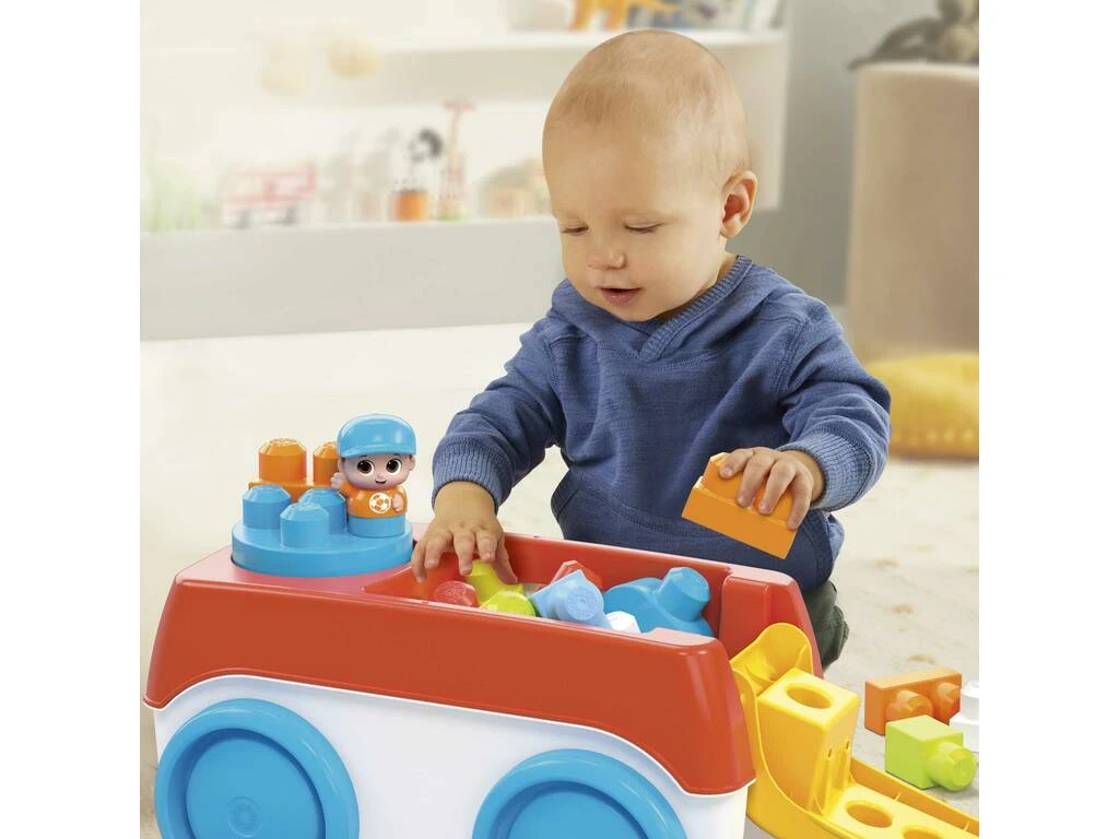 Mega Bloks Vagón Giratorio De Bloques Mattel HHN00 7 Mega Bloks Vagón Giratorio De Bloques Mattel HHN00 - Imagen 5