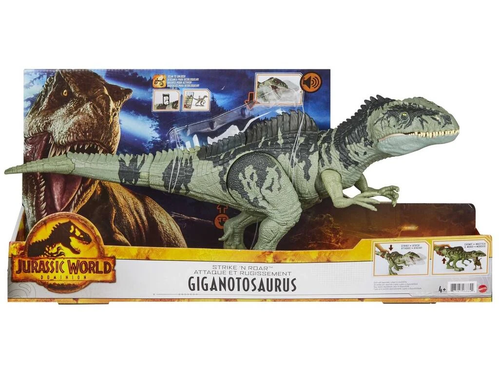 Jurassic World Dominion Strike N' Roar Dinosaurio Gigante Mattel GYC94 4 Jurassic World Dominion Strike N' Roar Dinosaurio Gigante Mattel GYC94 - Imagen 2