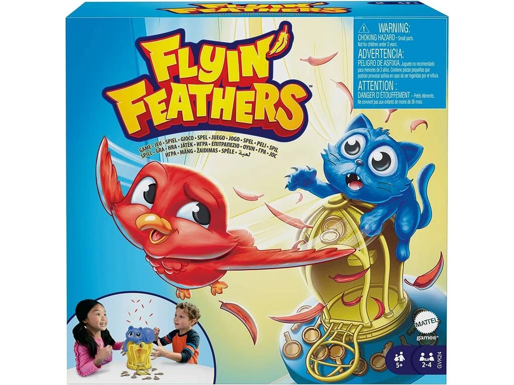 Juego Flyin Feathers Plumas Voladoras Mattel GVK24 3 Juego Flyin Feathers Plumas Voladoras Mattel GVK24