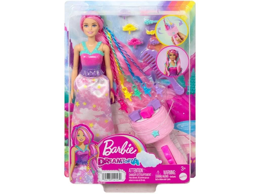 Barbie Dreamtopia Twist N Style Mattel HNJ06 4 Barbie Dreamtopia Twist N Style Mattel HNJ06 - Imagen 2