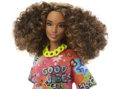 Barbie Fashionista Con Pelo Rizado Mattel HJT00 -Mattel Tienda De Ventas 1999969603g02