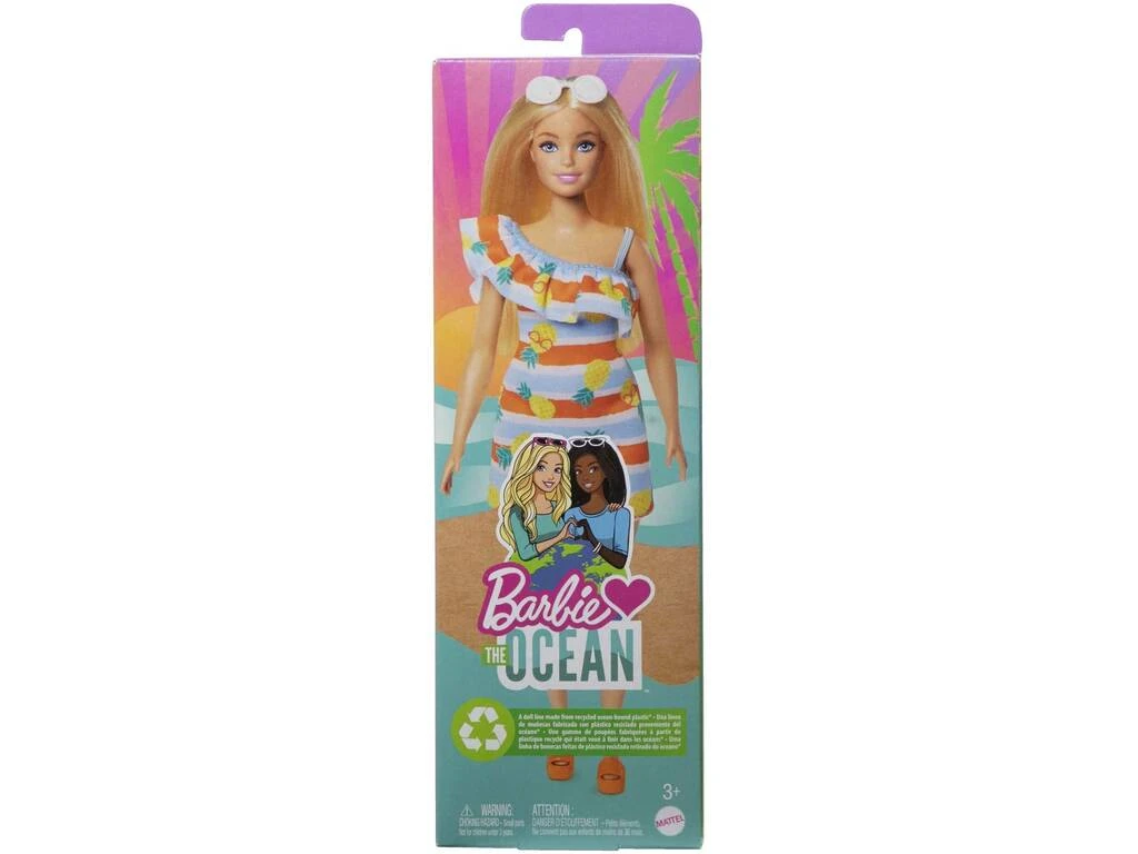 Barbie Loves The Ocean Vestido Flores Mattel HLP92 4 Barbie Loves The Ocean Vestido Flores Mattel HLP92 - Imagen 2