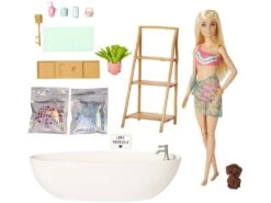 Barbie Bienestar Muñeca Rubia Con Bañera Mattel HKT92