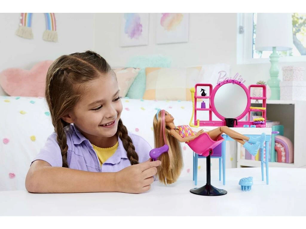 Barbie Totally Hair Set De Juego Mattel HKV00 9 Barbie Totally Hair Set De Juego Mattel HKV00 - Imagen 7