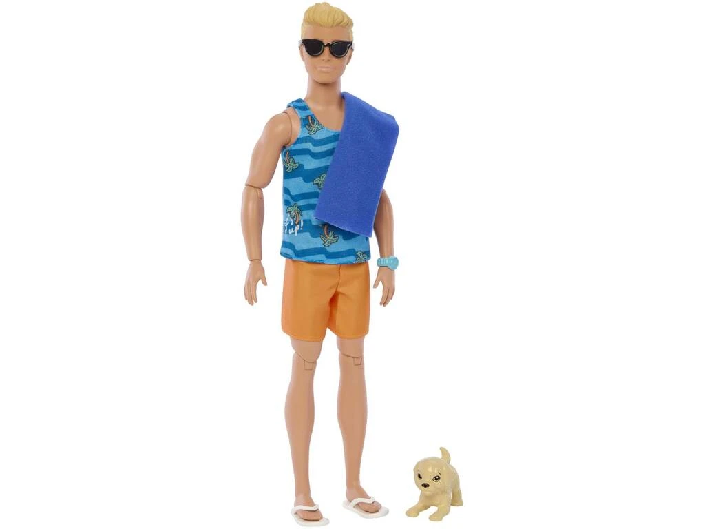 Barbie Muñeco Ken Surf Con Perro Y Tabla Mattel HPT50 4 Barbie Muñeco Ken Surf Con Perro Y Tabla Mattel HPT50 - Imagen 2