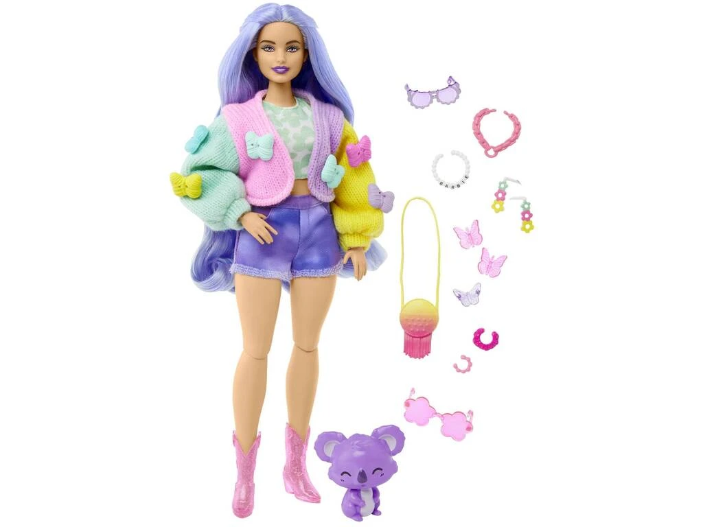 Barbie Extra Mariposas Mattel HKP95 5 Barbie Extra Mariposas Mattel HKP95 - Imagen 3