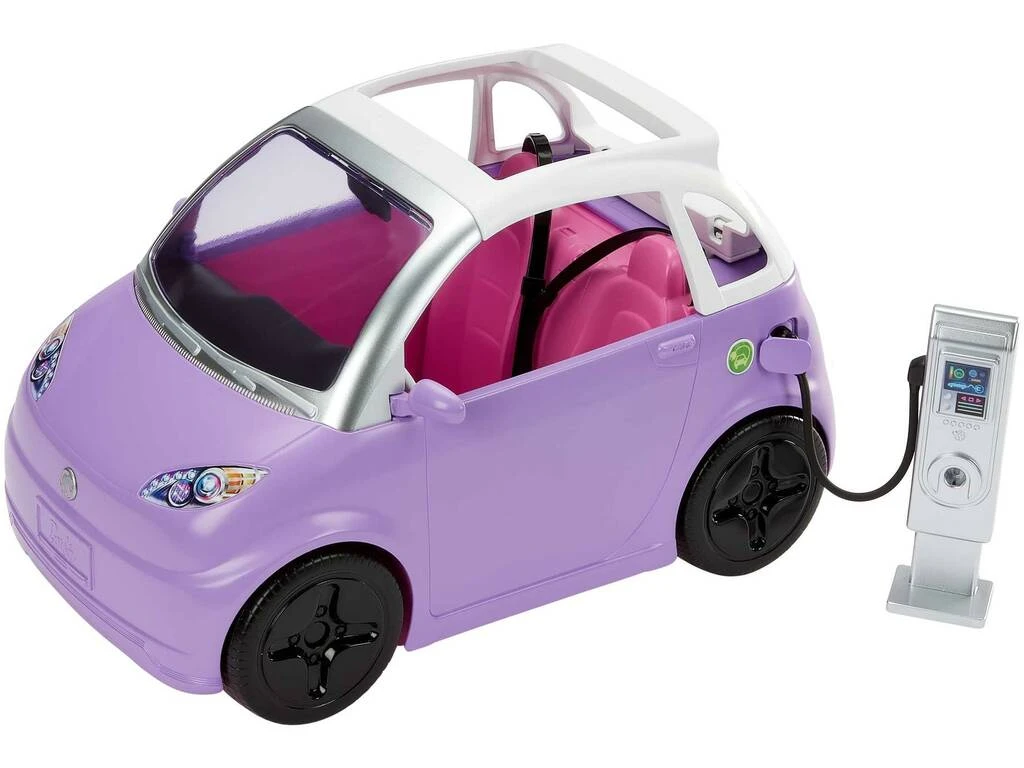 Barbie Coche Eléctrico Mattel HJV36 3 Barbie Coche Eléctrico Mattel HJV36