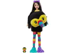 Barbie Cutie Reveal Amigos De La Jungla Tucán Mattel HKR00