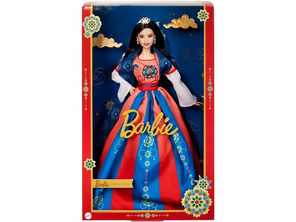 Barbie Signature Año Nuevo Lunar Mattel HJX35 4 Barbie Signature Año Nuevo Lunar Mattel HJX35 - Imagen 2
