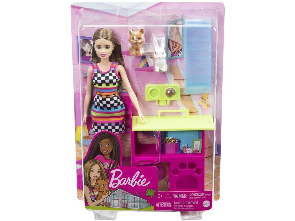 Barbie Muñeca Con Mascotas Mattel HGM62 4 Barbie Muñeca Con Mascotas Mattel HGM62 - Imagen 2