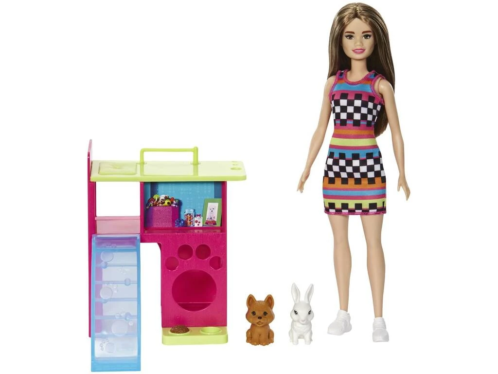 Barbie Muñeca Con Mascotas Mattel HGM62 5 Barbie Muñeca Con Mascotas Mattel HGM62 - Imagen 3