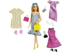 Barbie Con 4 Modas Mattel GDJ40