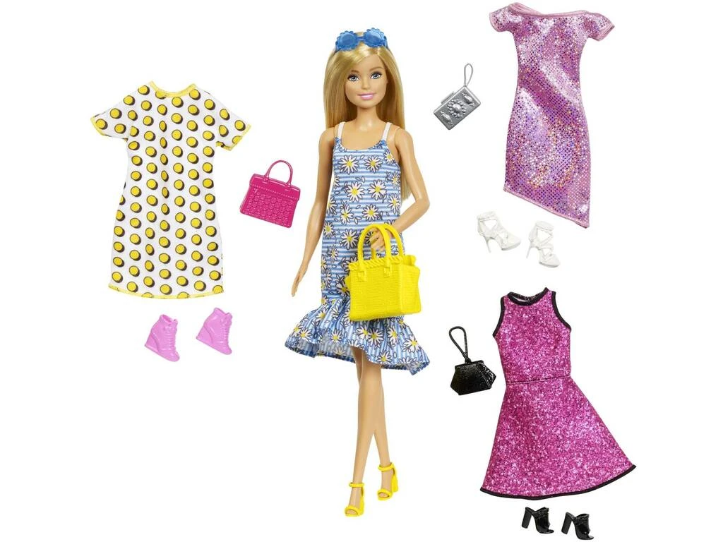 Barbie Con 4 Modas Mattel GDJ40 3 Barbie Con 4 Modas Mattel GDJ40