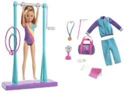 Barbie Team Stacie Con Conjunto De Gimnasia Mattel GBK59