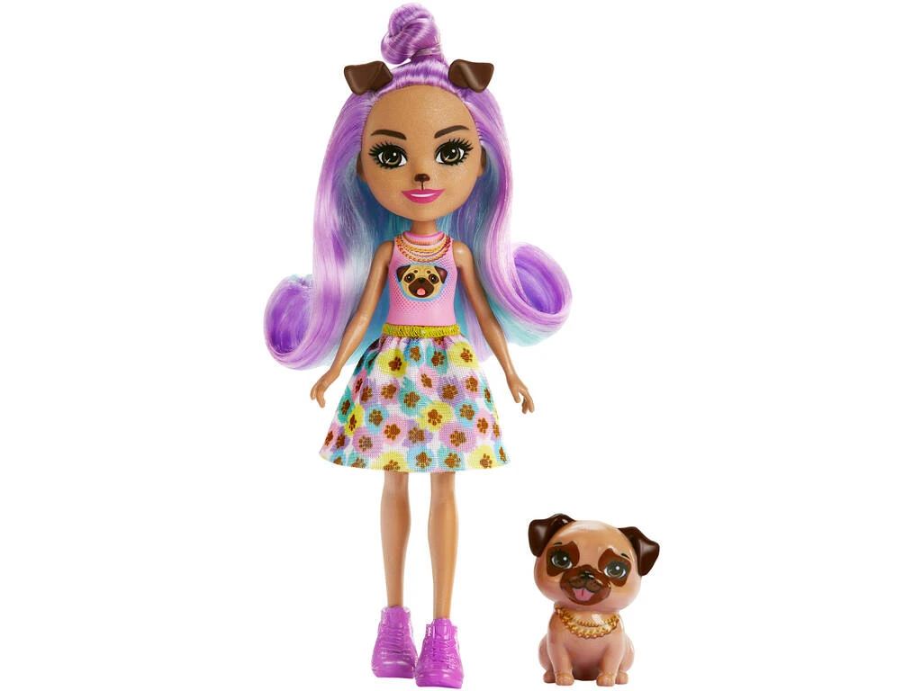 Enchantimals City Tails Muñeca Penna Pug Y Trusty Mattel HKN11 3 Enchantimals City Tails Muñeca Penna Pug Y Trusty Mattel HKN11