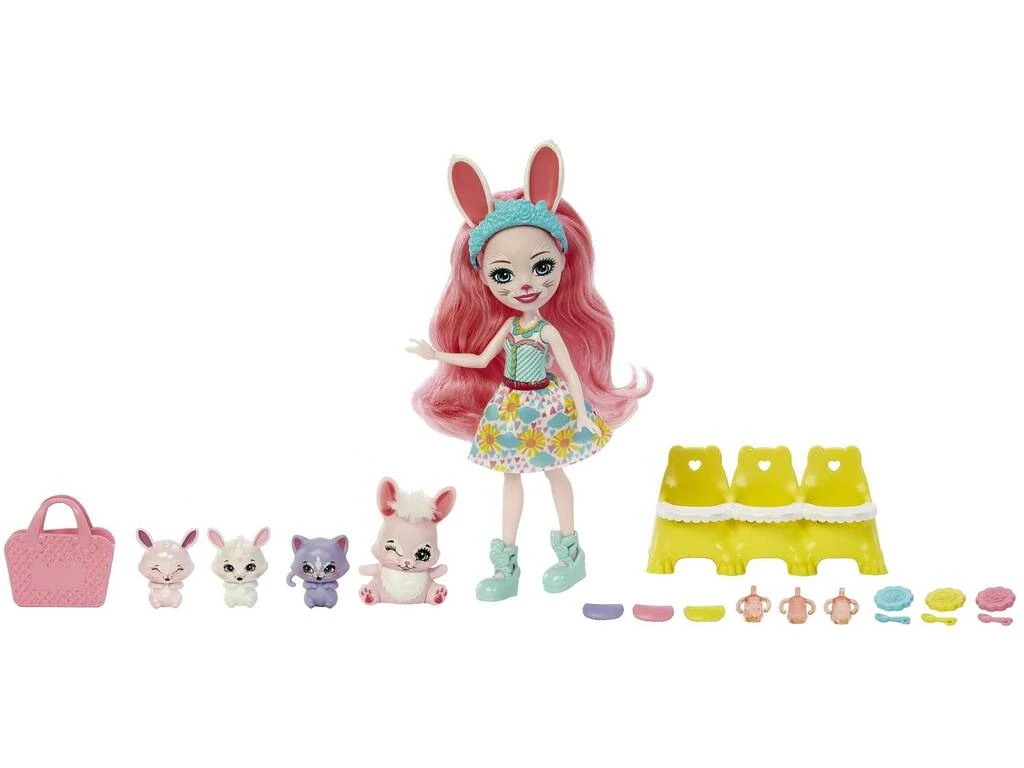 Enchantimals Baby Best Friends Bree Bunny Y Twist Mattel HLK85 5 Enchantimals Baby Best Friends Bree Bunny Y Twist Mattel HLK85 - Imagen 3