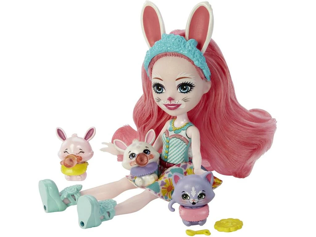 Enchantimals Baby Best Friends Bree Bunny Y Twist Mattel HLK85 6 Enchantimals Baby Best Friends Bree Bunny Y Twist Mattel HLK85 - Imagen 4