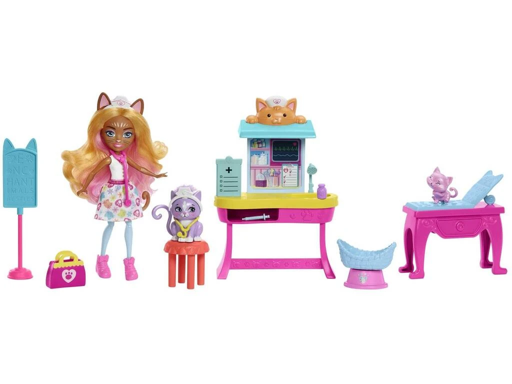 Enchantimals City Tails Clínica Bienestar Mattel HLH22 3 Enchantimals City Tails Clínica Bienestar Mattel HLH22