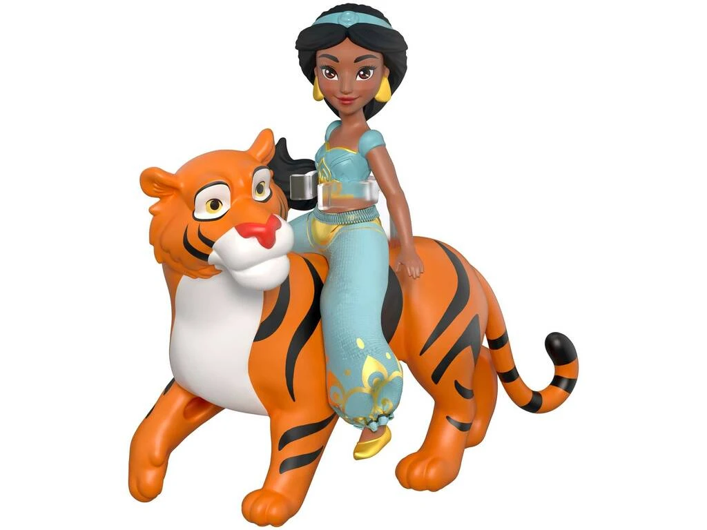 Princesas Disney Minis Princesa Jasmín Y Rajah Mattel HLW83 3 Princesas Disney Minis Princesa Jasmín Y Rajah Mattel HLW83