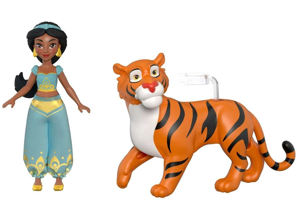 Princesas Disney Minis Princesa Jasmín Y Rajah Mattel HLW83 5 Princesas Disney Minis Princesa Jasmín Y Rajah Mattel HLW83 - Imagen 3