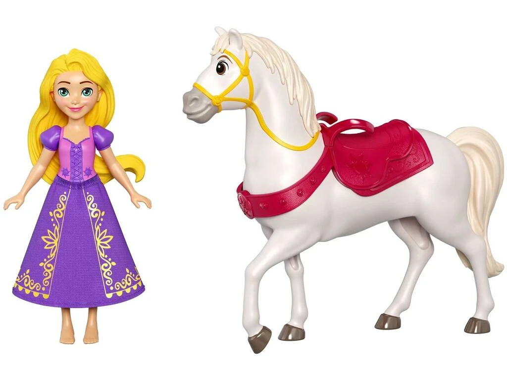 Princesas Disney Minis Rapunzel Y Maximus Mattel HLW84 5 Princesas Disney Minis Rapunzel Y Maximus Mattel HLW84 - Imagen 3