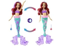 Princesas Disney Muñeca Ariel Toque De Color Mattel HLW00 -Mattel Tienda De Ventas 1999969770g02