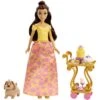 Princesas Disney Muñeca Bella Y Carrito De Té Mattel HLW20 1 Princesas Disney Muñeca Bella Y Carrito De Té Mattel HLW20 -Mattel Tienda De Ventas 1999969772g00