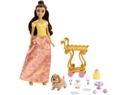 Princesas Disney Muñeca Bella Y Carrito De Té Mattel HLW20 11 Princesas Disney Muñeca Bella Y Carrito De Té Mattel HLW20 -Mattel Tienda De Ventas 1999969772g02