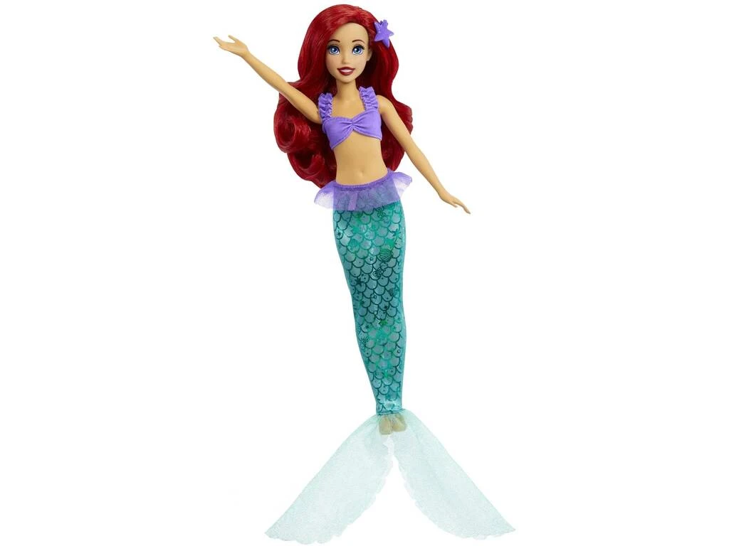 Princesas Disney Muñeca Ariel De Sirena A Princesa Mattel HMG49 3 Princesas Disney Muñeca Ariel De Sirena A Princesa Mattel HMG49
