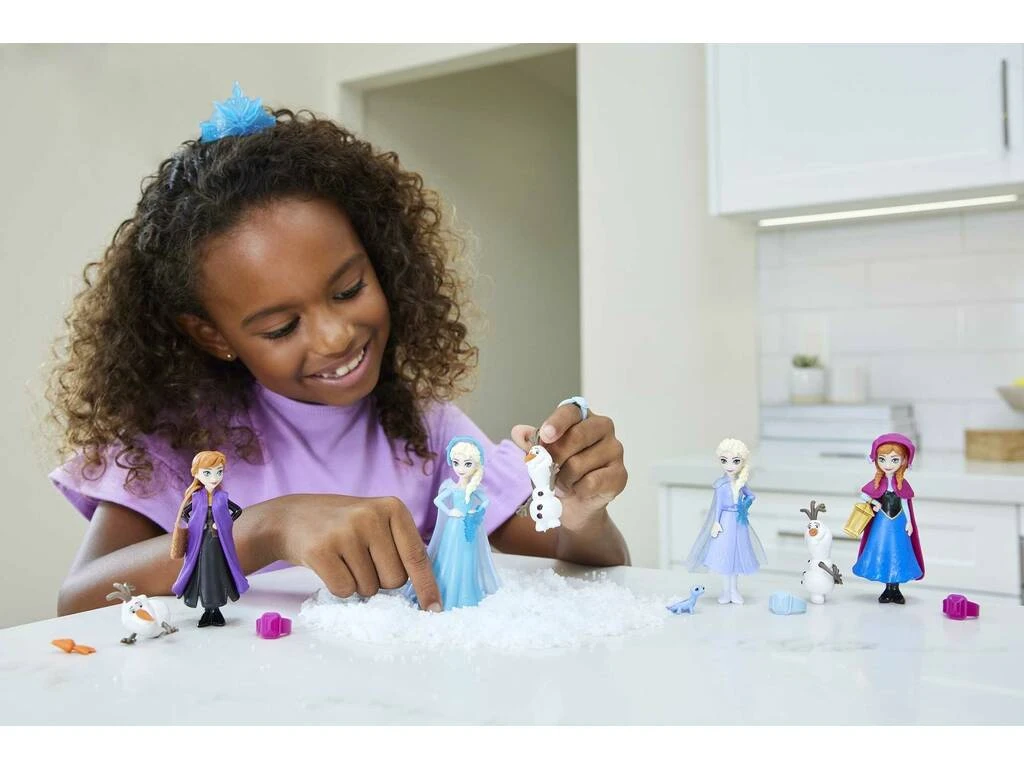 Frozen Mini Muñeca Sorpresa Snow Color Reveal Mattel HPR35 7 Frozen Mini Muñeca Sorpresa Snow Color Reveal Mattel HPR35 - Imagen 6