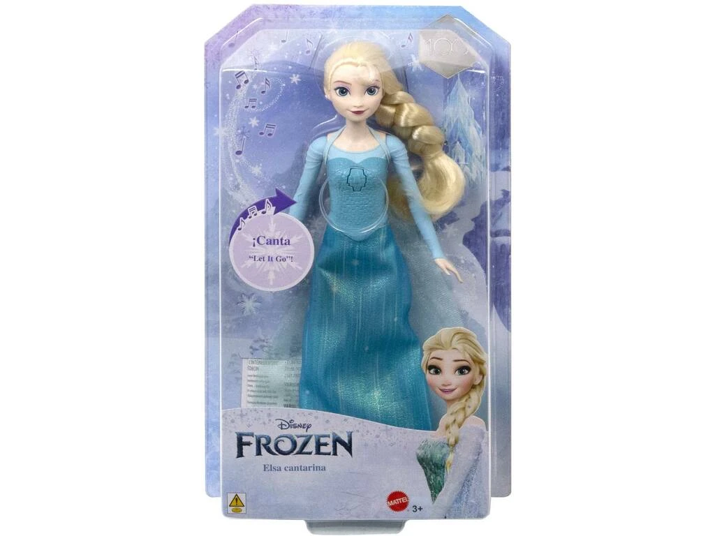 Frozen Muñeca Elsa Cantarina Mattel HMG34 4 Frozen Muñeca Elsa Cantarina Mattel HMG34 - Imagen 2