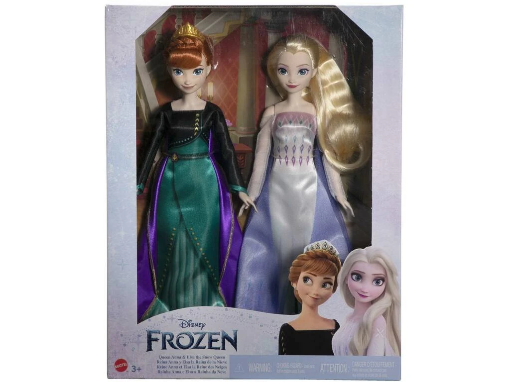 Frozen Reinas De Las Nieves Muñecas Elsa Y Anna Mattel HMK51 4 Frozen Reinas De Las Nieves Muñecas Elsa Y Anna Mattel HMK51 - Imagen 2