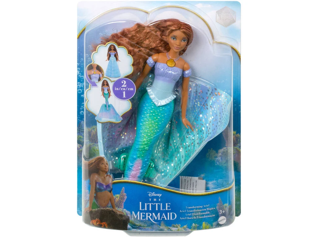 La Sirenita De Disney Muñeca La Transformación De Ariel Mattel HLX13 4 La Sirenita De Disney Muñeca La Transformación De Ariel Mattel HLX13 - Imagen 2