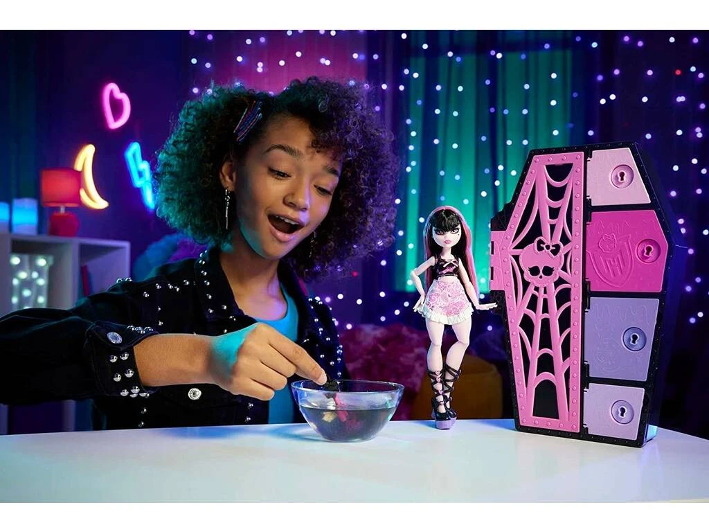 Monster High Skulltimate Secrets Draculaura Mattel HKY60 8 Monster High Skulltimate Secrets Draculaura Mattel HKY60 - Imagen 6