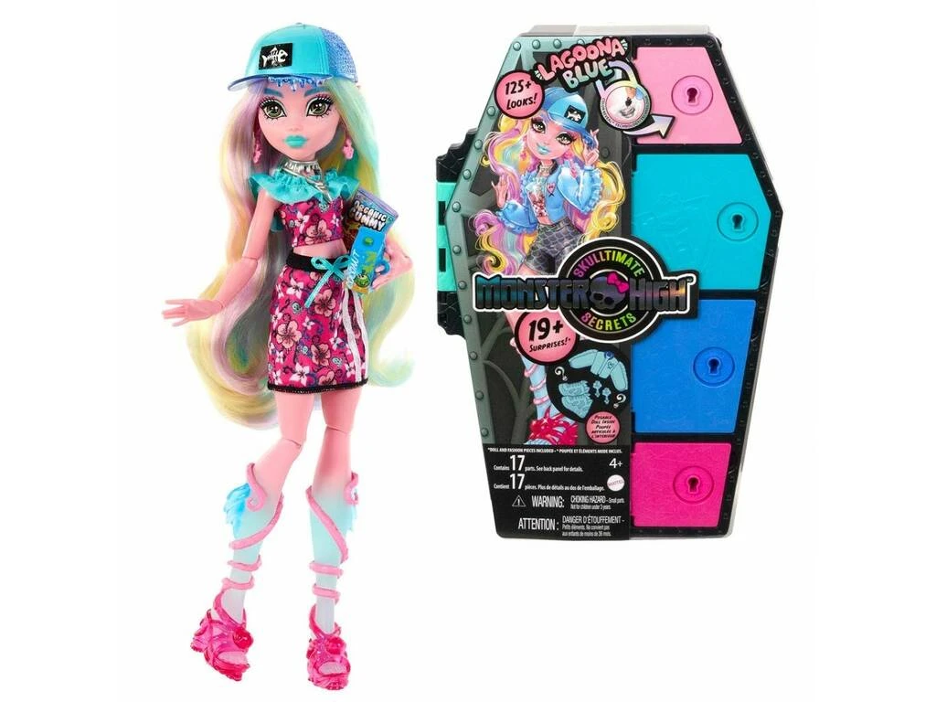 Monster High Skulltimate Secrets Lagoona Blue Mattel HKY64 7 Monster High Skulltimate Secrets Lagoona Blue Mattel HKY64 - Imagen 5