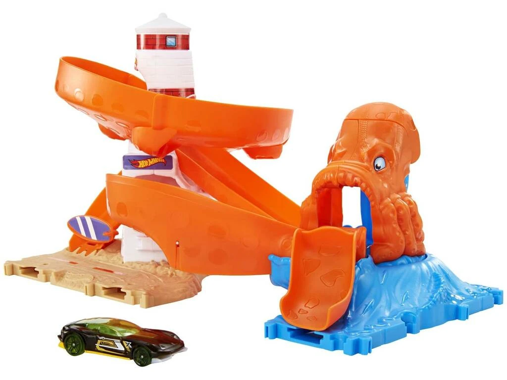 Hot Wheels City Ataque De Invasión Del Pulpo Mattel HDR31 4 Hot Wheels City Ataque De Invasión Del Pulpo Mattel HDR31 - Imagen 2