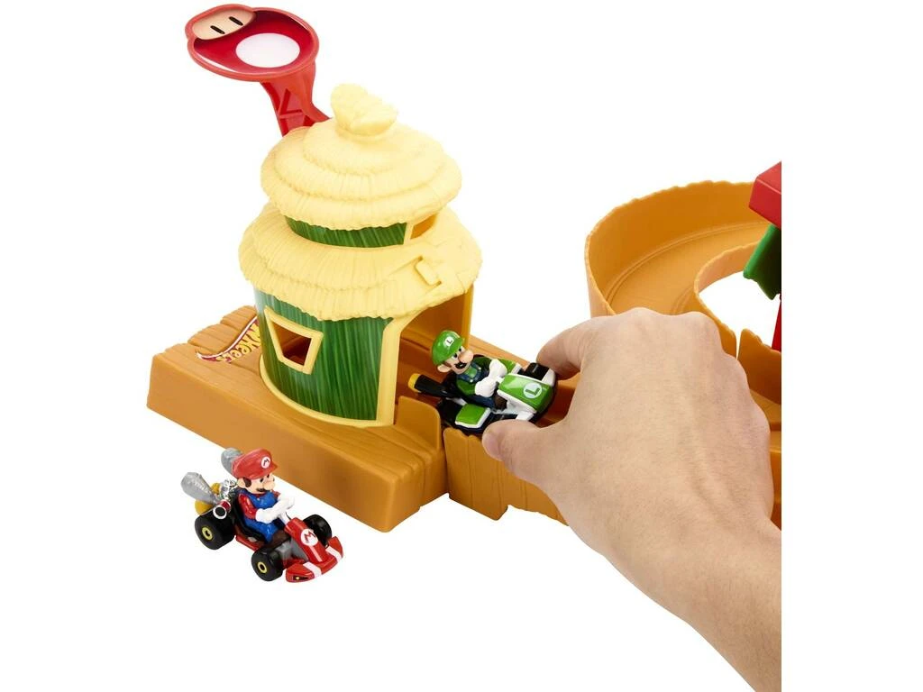 Hot Wheels Super Mario Bros Pista Del Reino Jungle Kingdom Mattel HMK49 8 Hot Wheels Super Mario Bros Pista Del Reino Jungle Kingdom Mattel HMK49 - Imagen 6