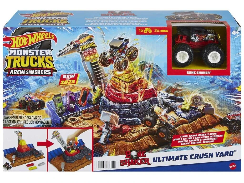 Hot Wheels Monster Trucks Arena Smashers Pista Aplastar Y Destruir Mattel HNB96 3 Hot Wheels Monster Trucks Arena Smashers Pista Aplastar Y Destruir Mattel HNB96
