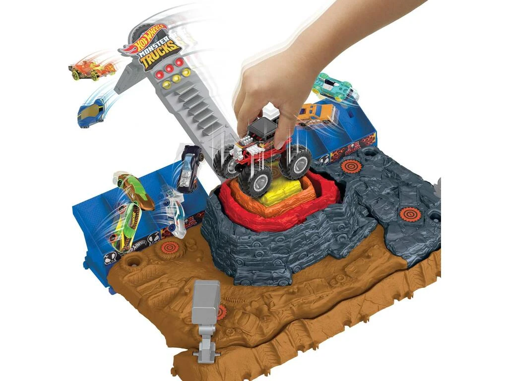 Hot Wheels Monster Trucks Arena Smashers Pista Aplastar Y Destruir Mattel HNB96 6 Hot Wheels Monster Trucks Arena Smashers Pista Aplastar Y Destruir Mattel HNB96 - Imagen 4