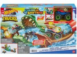 Hot Wheels Monster Trucks Color Shifters Ataque En El Pantano Mattel HGV14