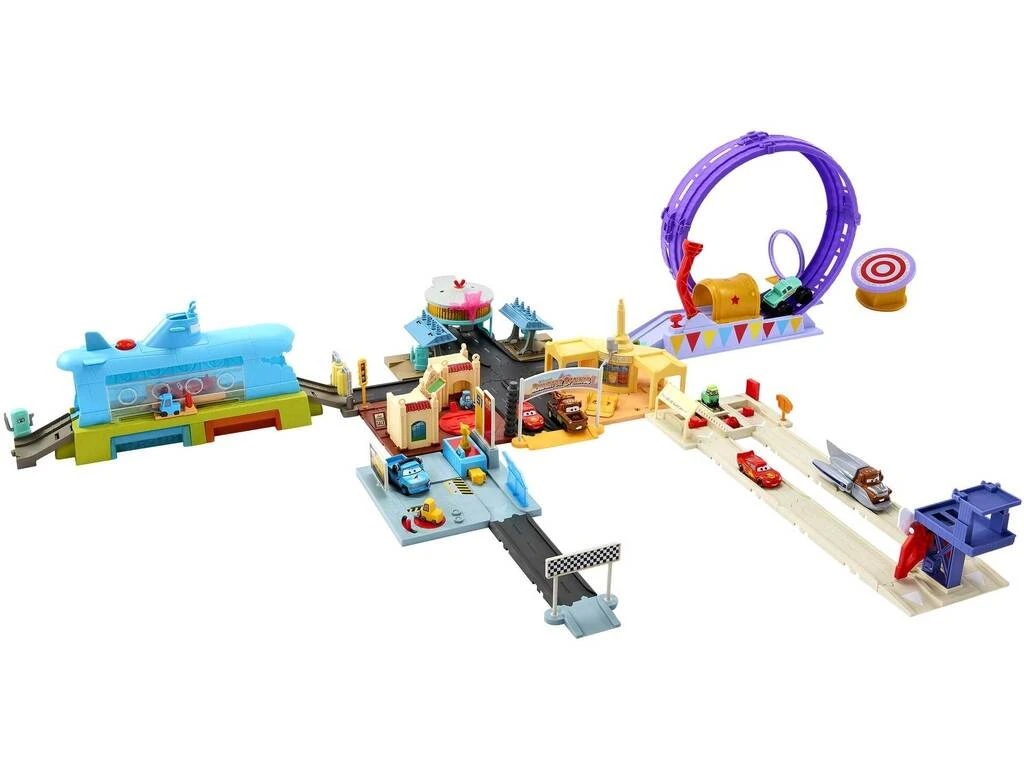 Cars On The Road Set De Juego Circuito Espectacular Mattel HGV73 4 Cars On The Road Set De Juego Circuito Espectacular Mattel HGV73 - Imagen 2